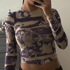 Motel Rocks Mesh Long Sleeve